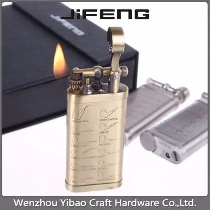 OEM copper Flint Lighter luxury cigarette lighters