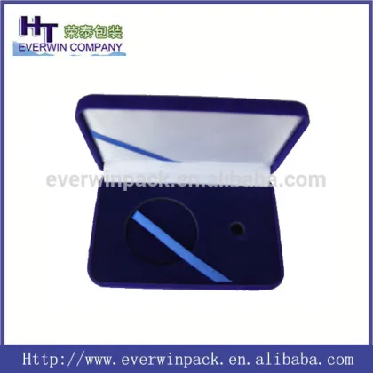 custom top hot sale flocking plastic badge case