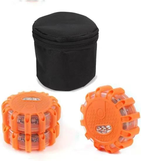 Magnetic LED Strobe Warning Light for Road Flares