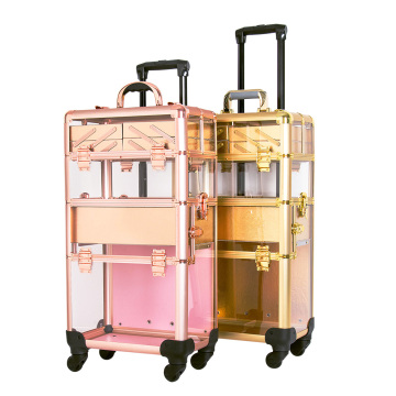 2017 New Arrive 2 in 1 Makeup Case Beauty Box for Ladies