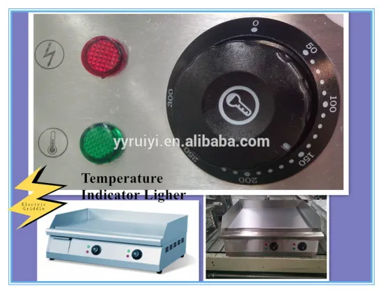 made in china commercial kitchen equipment countertop electric griddle