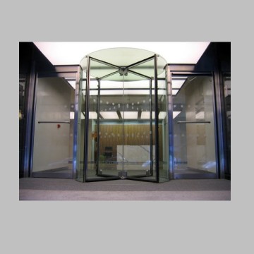 Manual glass revolving door crystal revolving door