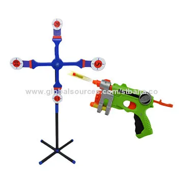 B/O practice dart with soft toy gun
