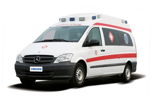 Yutong ZK5039XJH gasoline engine Benz chassis ambulance