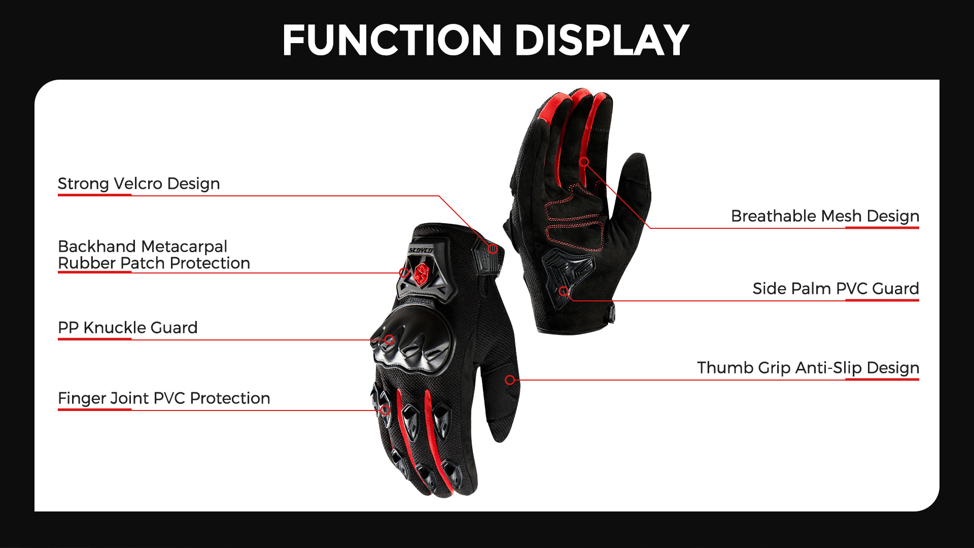 street bike riding gloves