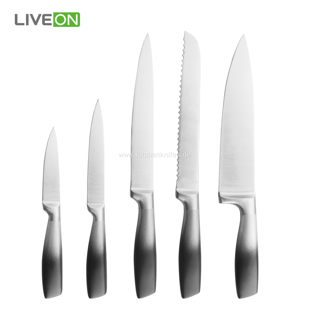 5pcs Stainless Steel Kitchen Knife Set