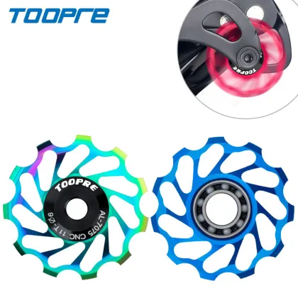TOOPRE 11T MTB Rear Derailleur Ceramic Bearing Pulley Repair Kit for Shimano & SRAM