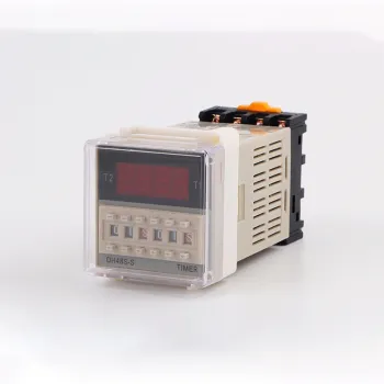 DH48S-S YH48S-S Factory Price Clamshell Cycle Digital Display Time Relay 380V/220V Delay Delivery Base
