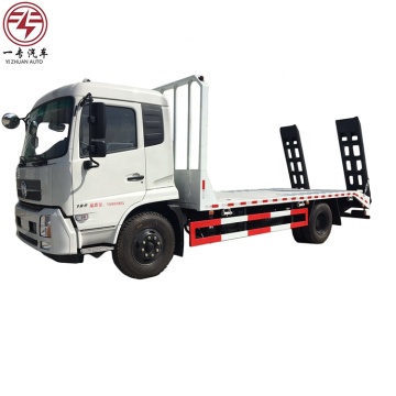 Dongfeng Flatbed Transport Trucks for 12-15 Ton Excavator Transport and Towing: Sales and Information