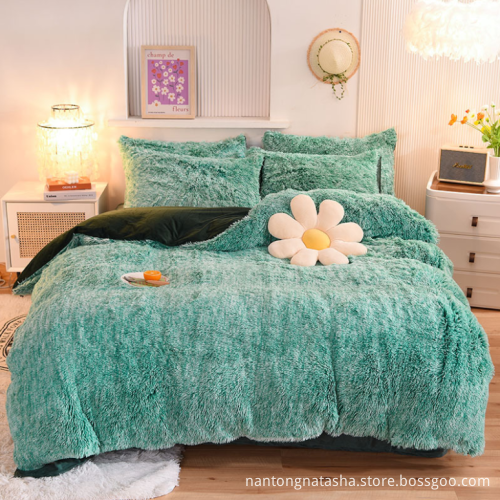 220gsm milk velvet four-piece bedding sets