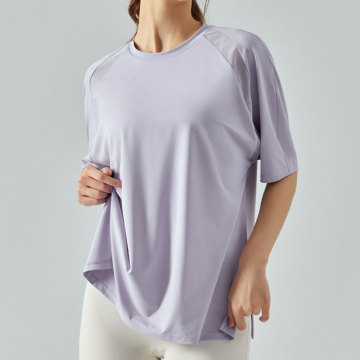 Vrouwen paarden losse shirts met korte mouwen
