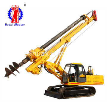 High recommend 40 meters crawler rotary pile drilling rig with circular power rod for sale
