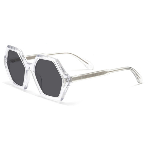 Hexagon Acetate Sun Glasses