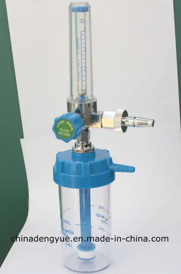 CE Approved Aluminium Alloy Hospital Wall Mount Medical Oxygen Flow Meter