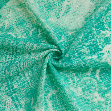 Factory Direct Breathable 230gsm 100% Polyester Jacquard Knit Fabric for Women Clothing