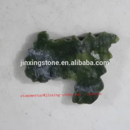 decorative jade /decorative stones /home decoration green marble /Heart-Shaped Stone Decorations