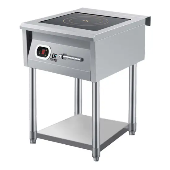 240V 6KW Commercial Industrial Wok Station Induction Cooker