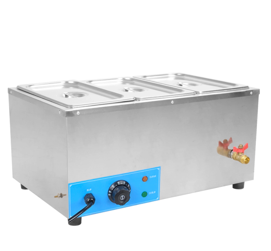 Multi basin electric heating bain marie