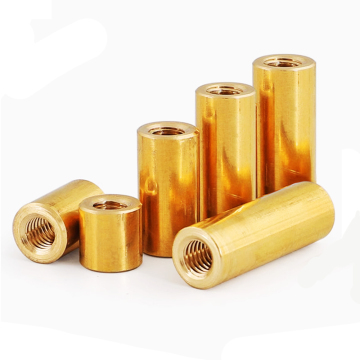 Cylindrical Copper Nut with Trapezoidal Thread Screw POM T4/T5/T6/T8/T10/T12 Positive and Negative Teeth