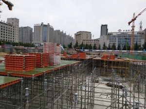 Formwork system construction materials