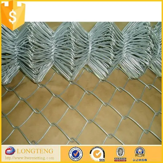 China made hot dipped gi chain link mesh fence for dogs