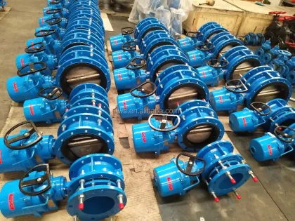 Auma Actuator Automated Water Shut-Off Butterfly Valve