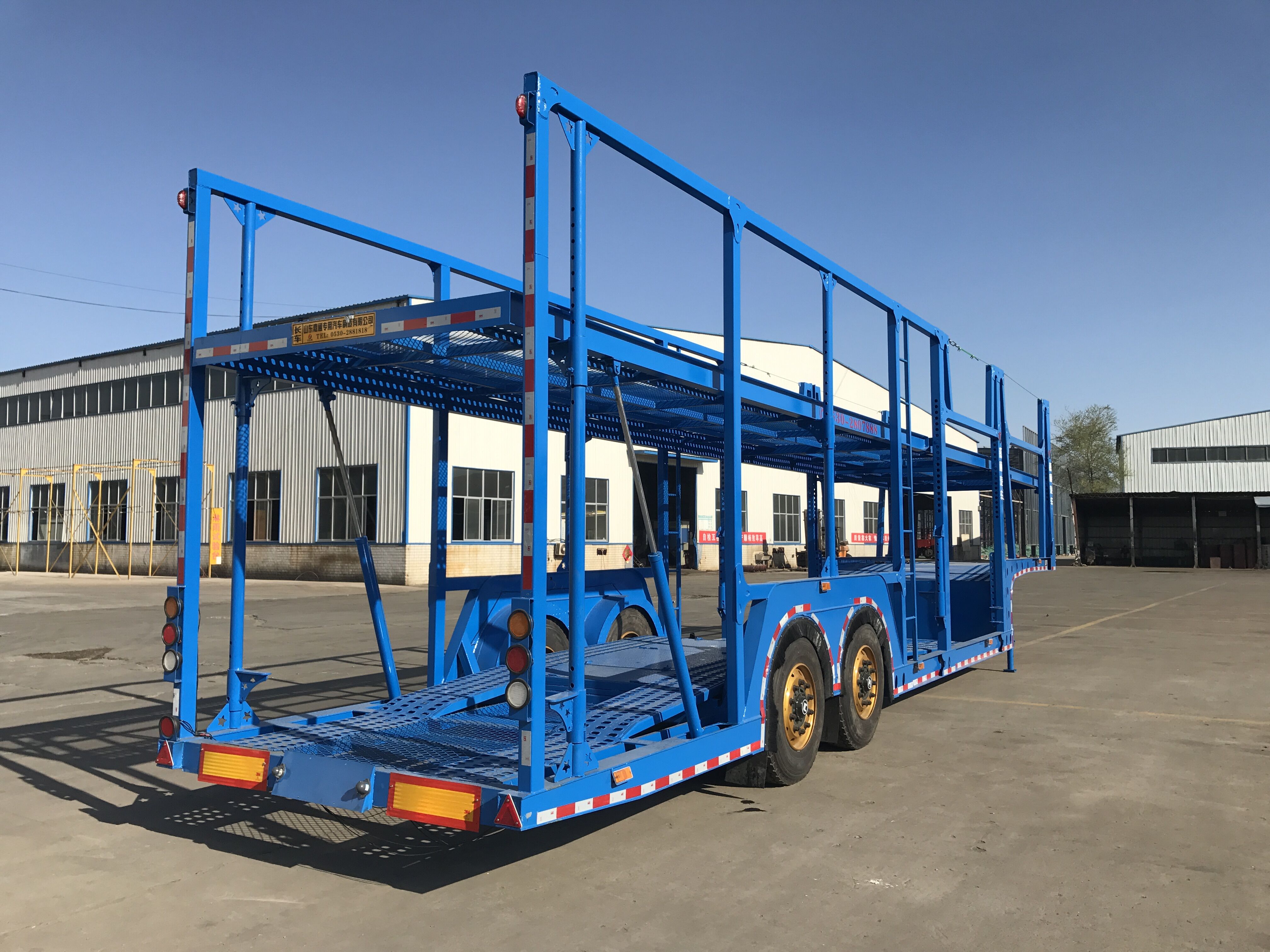 Small Transport Car Carrier Trailer