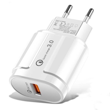 18W QC3.0 เครื่องชาร์จโทรศัพท์ด่วน USB - EU US UK Wall Adapter 5V 3A การชาร์จอย่างรวดเร็ว QC 3.0 เครื่องชาร์จมือถือ