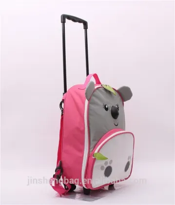 2015 new brand names wholesale trolley bag for school kids