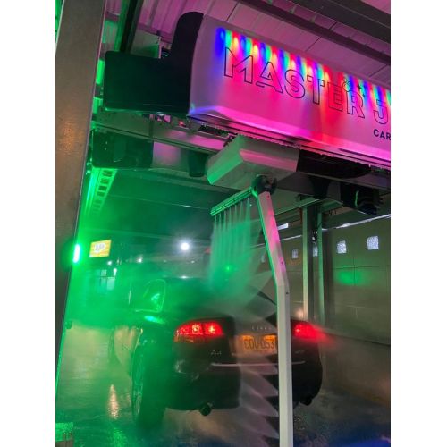 Touchless car wash shampoo automatic