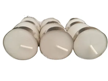Floating wax white paraffin tea light candle