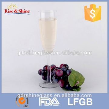 Best selling wedding drinking glass clear tall wine glass