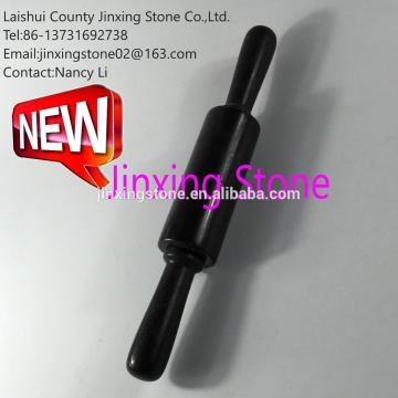 New Black Marble Rolling Pin Dough Roller Attractive Marble Handles