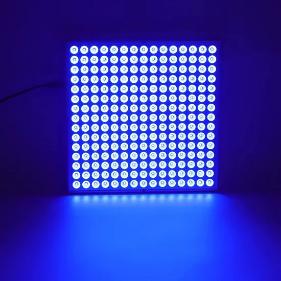 45W 225 LED Pure Blue Spectrum 450nm Grow Light: UK, EU, US, AU Plug-in 100-240VAC Lighting System