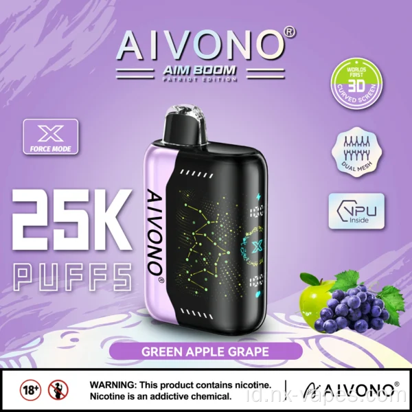 AIVONO AIM BOOM 25000 Puffs Harga Vape sekali pakai