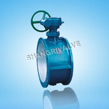 Worm Gear Soft Sealed Flange Butterfly Valve (D341X)
