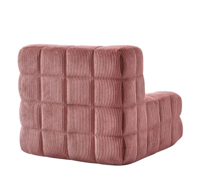 Waffle Pattern Compression Sofa for Small Spaces