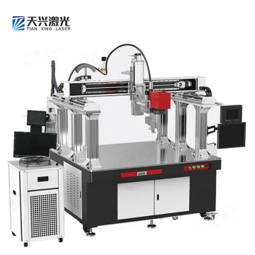 Automated Laser Welding Machine for Power Battery Aluminum Shell with Square Lithium Batteries