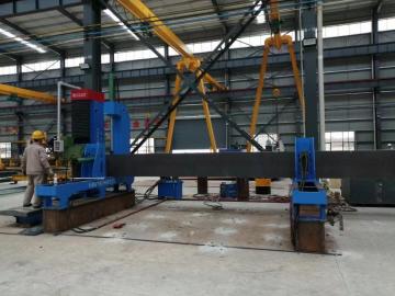 CNC H Box Beam End Face Milling Machine
