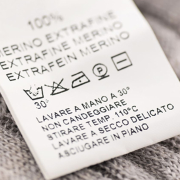 Custom Satin printed label