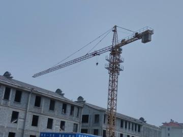 อาคารก่อสร้างไฮดรอลิค 3T Hammerhead Tower Crane