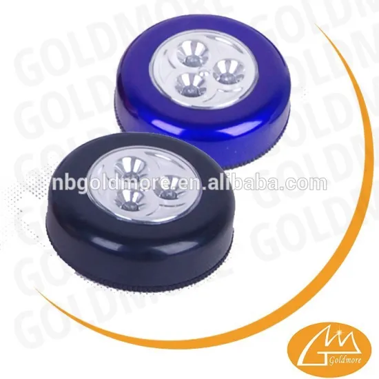 battery opertater Led rouond touch light led sticker light led tap light