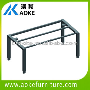Screw height adjustable office desk frame