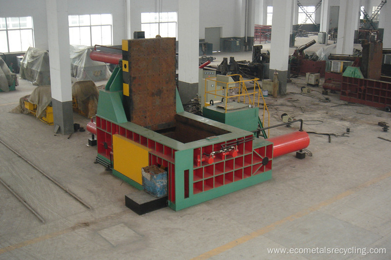 Aluminum Turnings Steel Shavings Recycling Baling Press