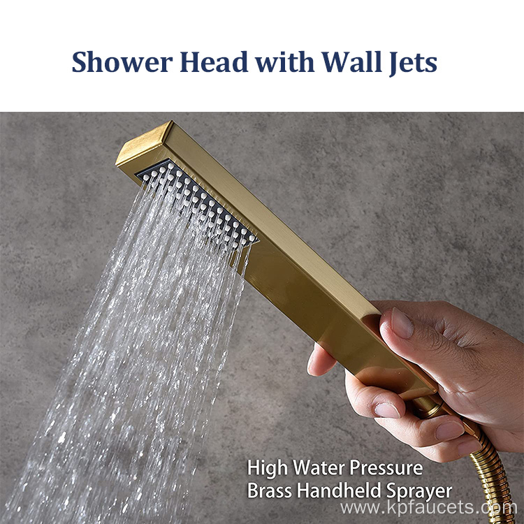 Overhead Brass Watermark Shower Head