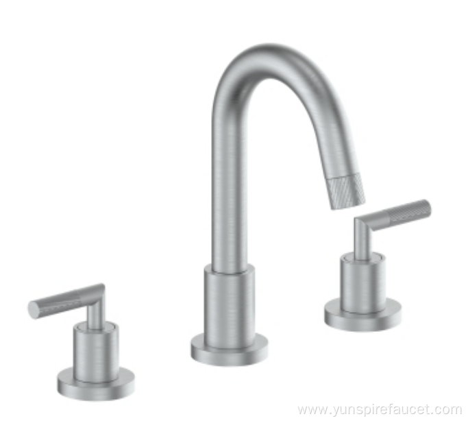 Deck Mount Basin Faucet 3 Hole