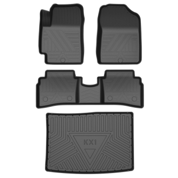 Non-Skid Waterproof Luxury Custom TPE 3D/5D Floor Car Mats for Kia Seltos