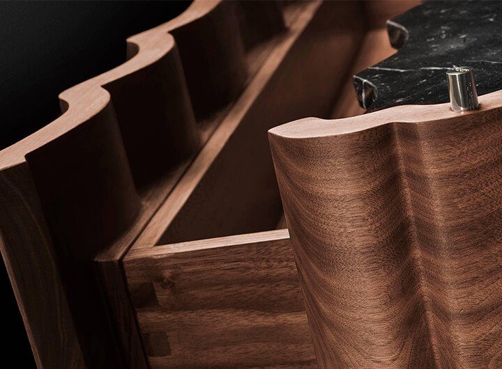 Sección de madera