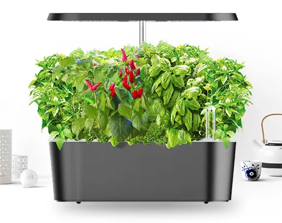 SHENPU Magnetic Structure Garden Pot Planter with Grow Lamp for Mini Smart Gardening