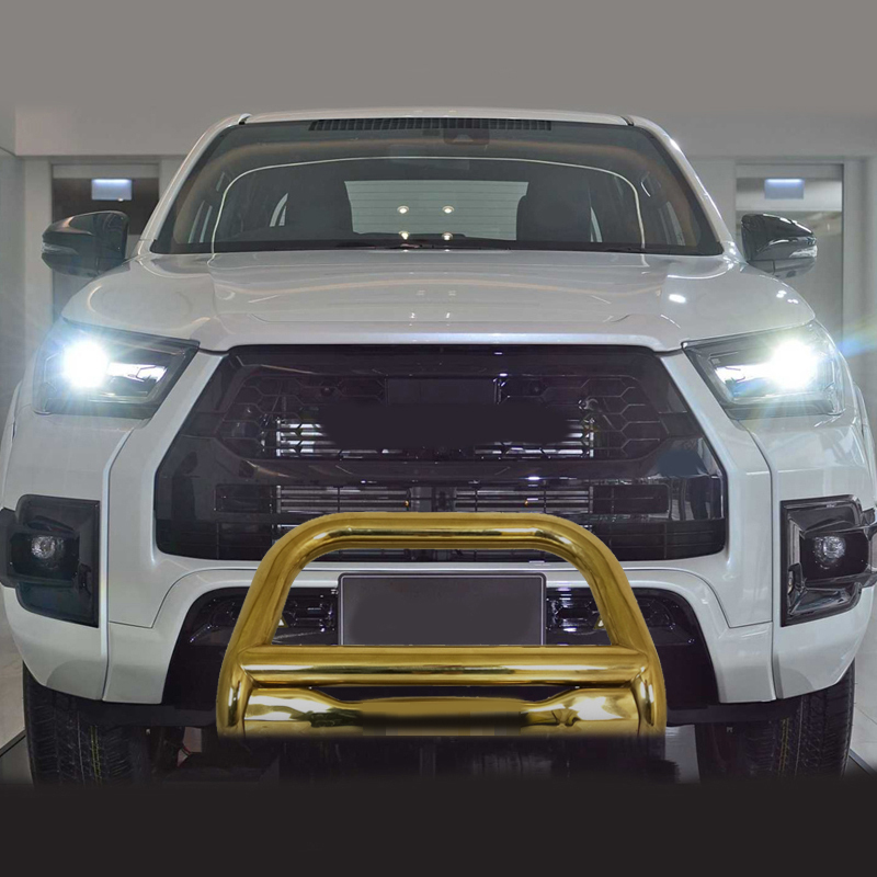 Bull Bar Nudge Bar Gold plated front bumper